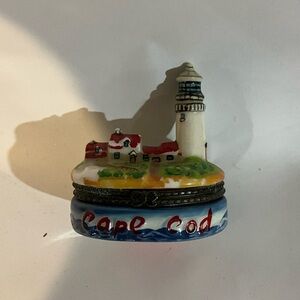 lighthouse cape cod trinket box